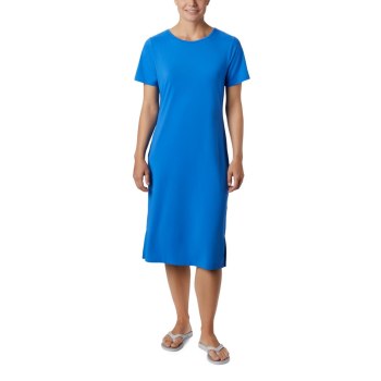 Columbia PFG Freezer Mid, Vestidos Azules Para Mujer | 180927-RQD